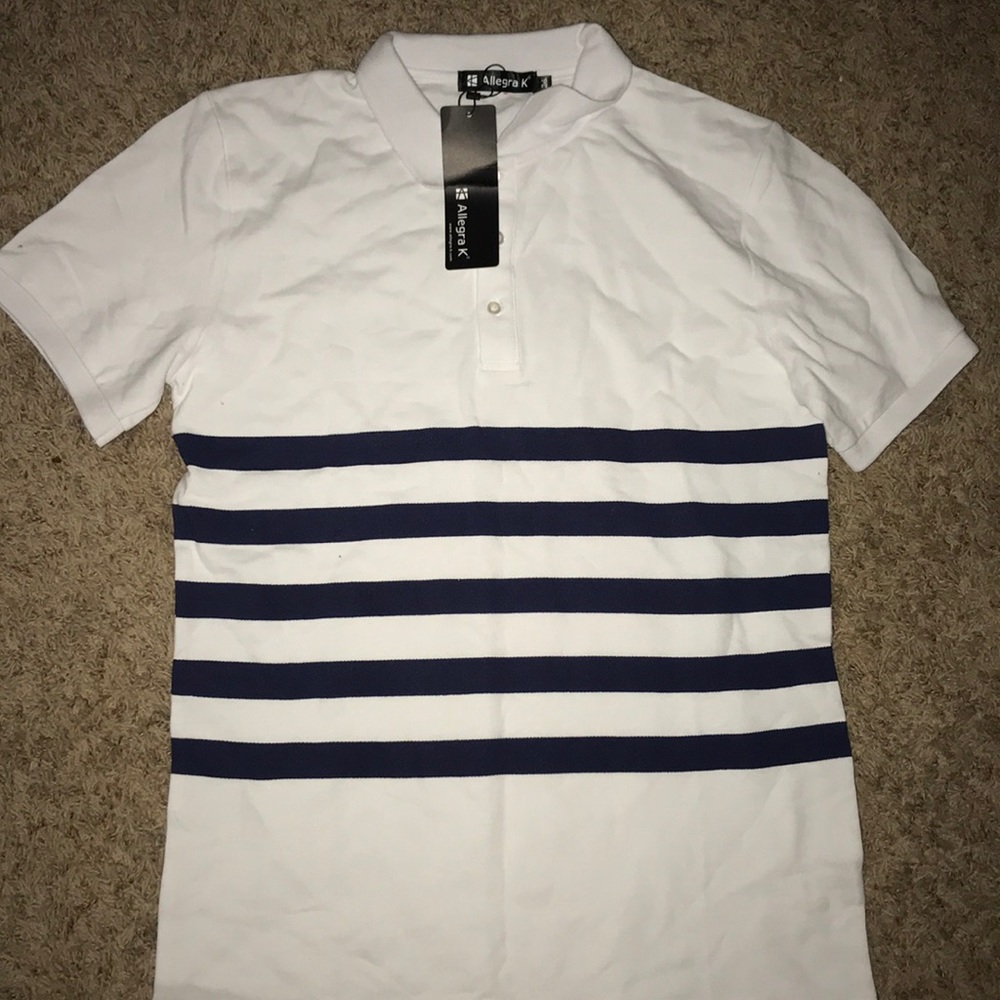 ALLEGRA K mens polo shirt